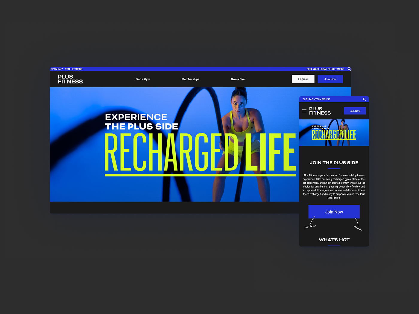 Plus Fitness Rebrand